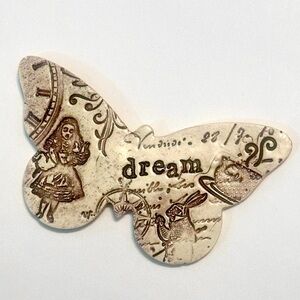 New 🎁 Alice in Wonderland Wall Hanging Butterfly Decor Ornament Baby Tween Teen